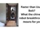 Faster than Usain Bolt? What the chinese robot breakthrough means for you Faster than Usain Bolt? What the chinese robot breakthrough means for you