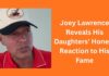 Joey Lawrence Reveals His Daughters’ Honest Reaction to His Fame Joey Lawrence Reveals His Daughters' Honest Reaction to His Fame